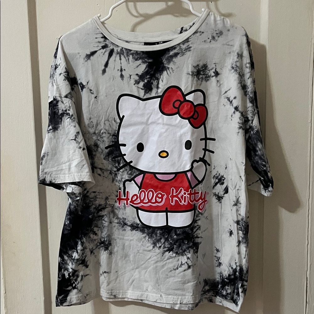 Hello Kitty Black and White Tee